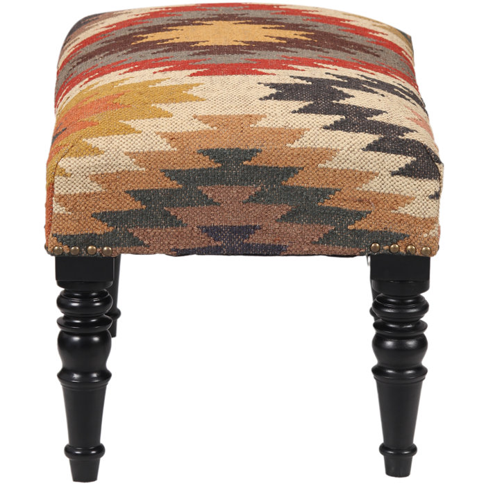 Foundry Select Aryansh Wood Upholstered Bench Wayfair